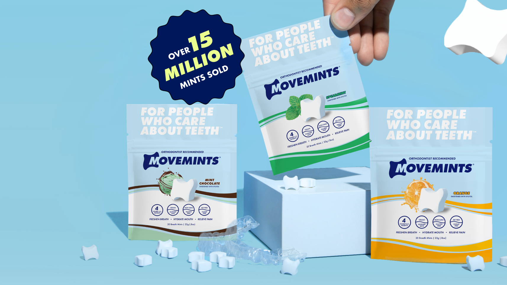 Movemints Mints for Invisalign & Clear Aligners