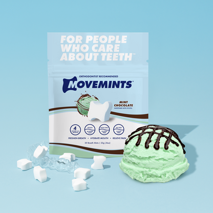 Movemints Breath Mints for Aligners | Mint Chocolate - Movemints